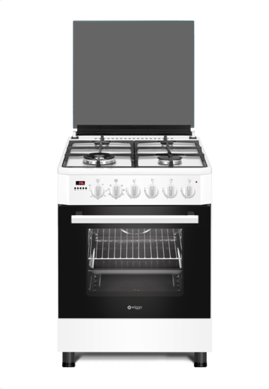 Wiggo WO-E639R(WW) Serie 9 - Gasfornuis - Wok - Wit