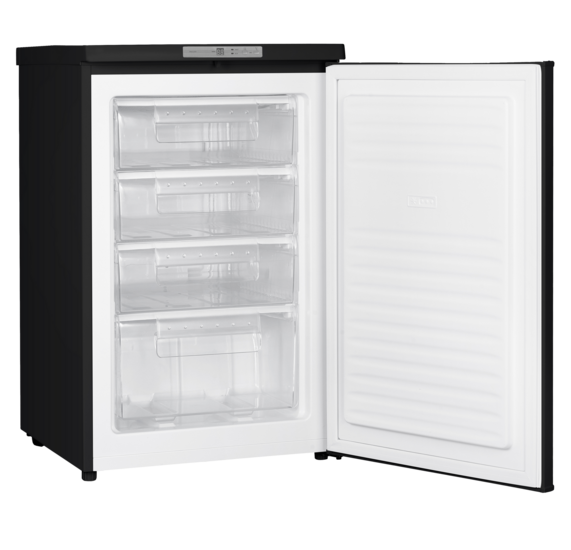 Wiggo WF-TT9E(BB) Vrijstaande Tafelmodel Vriezer Zwart