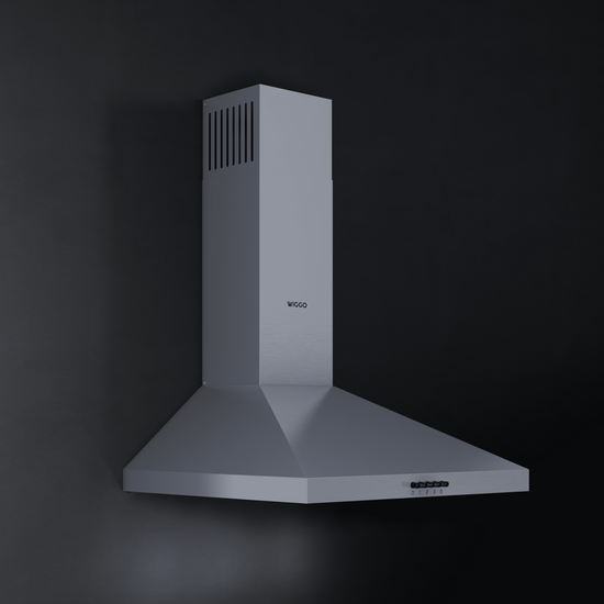Wiggo WE-E543R(GB) - Wandschouw Afzuigkap - 50cm - Grijs