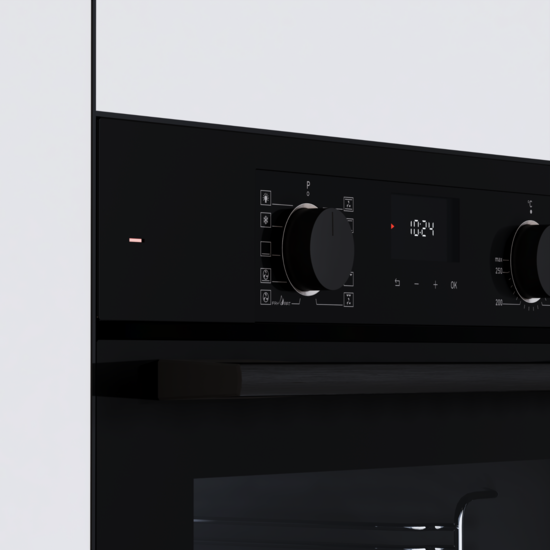 Wiggo WO-BFA610(B) - Inbouw heteluchtoven - Zwart