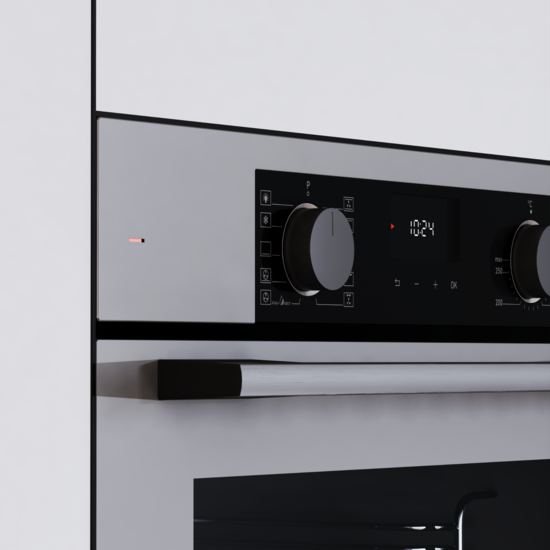 Wiggo WO-BFA610(G) - Inbouw heteluchtoven - Grijs