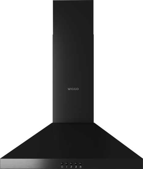Wiggo WE-C530P(B) - Wandschouw Afzuigkap - 50cm - Zwart