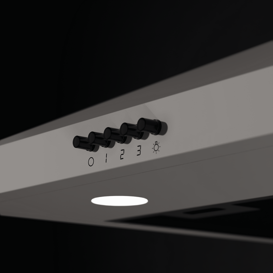 Wiggo WE-C530P(C) - Wandschouw Afzuigkap - 50cm - Créme