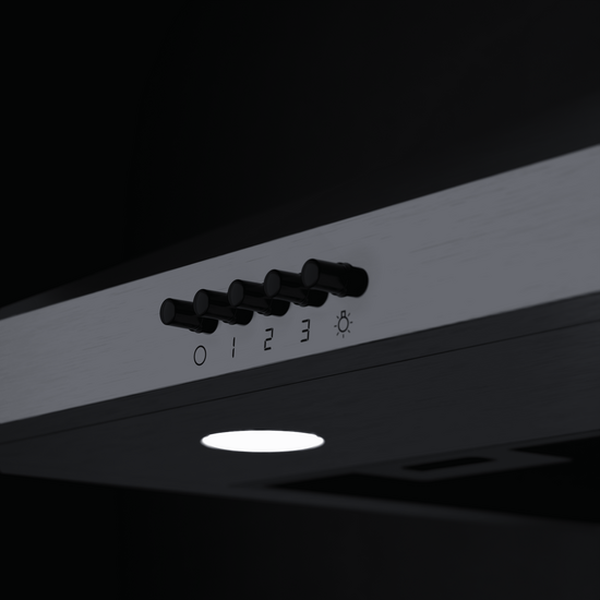 Wiggo WE-C530P(G) - Wandschouw Afzuigkap - 50cm - Grijs