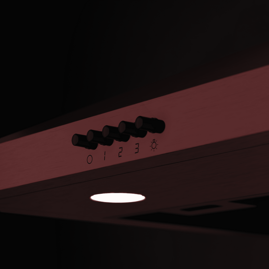 Wiggo WE-C530P(R) - Wandschouw Afzuigkap - 50cm - Rood