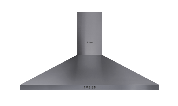 Wiggo WE-C930P(G) - Wandschouw Afzuigkap - 90cm - Grijs