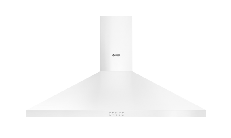 Wiggo WE-C930P(W) - Wandschouw Afzuigkap - 90cm - Wit