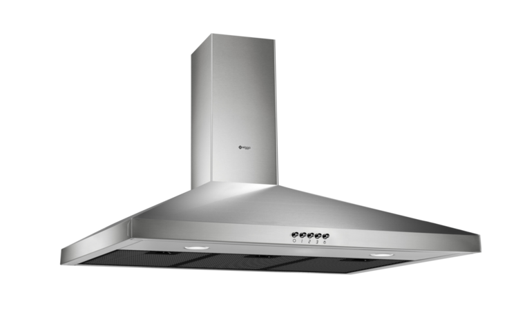 Wiggo WE-C930P(X) - Wandschouw Afzuigkap - 90cm - Rvs
