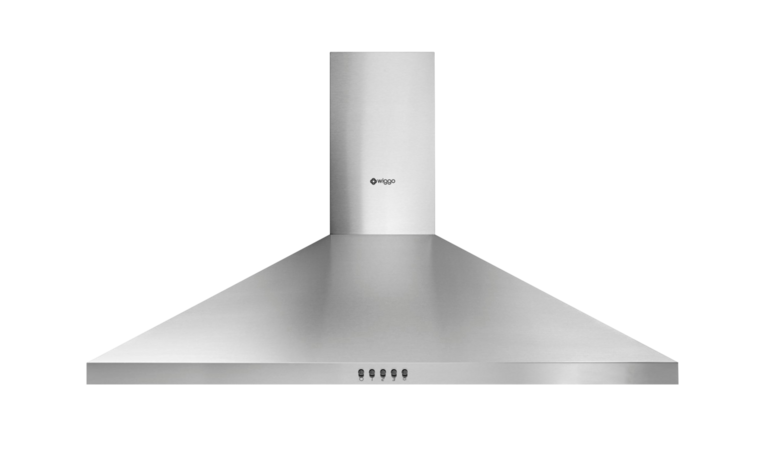 Wiggo WE-C930P(X) - Wandschouw Afzuigkap - 90cm - Rvs