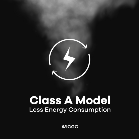 Wiggo WE-A942G(G) - Schuine Afzuigkap - 90cm - Grijs Dubbel Glas