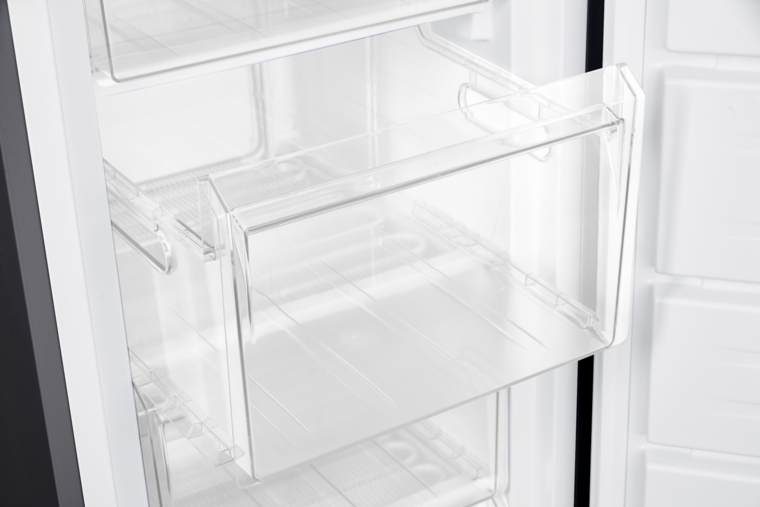 Wiggo WF-UR14E(B)- Vrijstaande Vriezer - Zwart