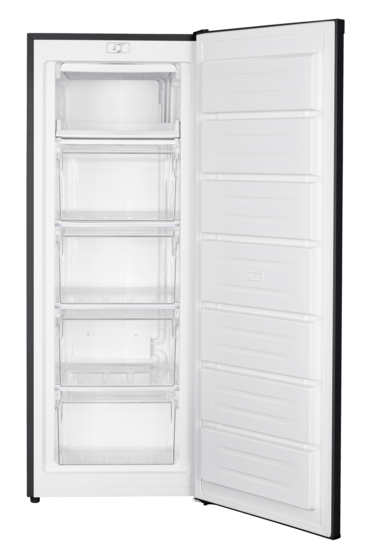 Wiggo WF-UR14E(B)- Vrijstaande Vriezer - Zwart