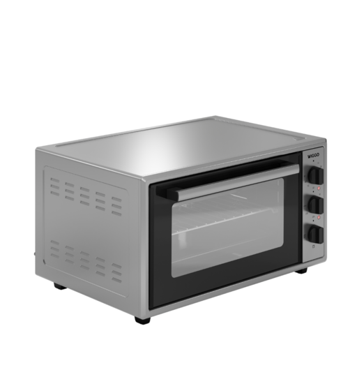 Wiggo WMO-E456(X) - Vrijstaande Oven - 45 liter - Rvs