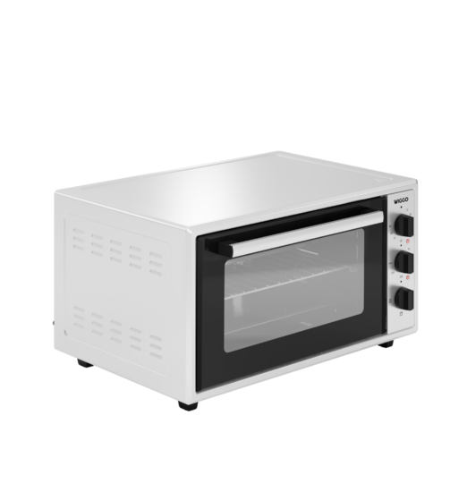 Wiggo WMO-E456(W) - Vrijstaande oven - 45 liter - Wit