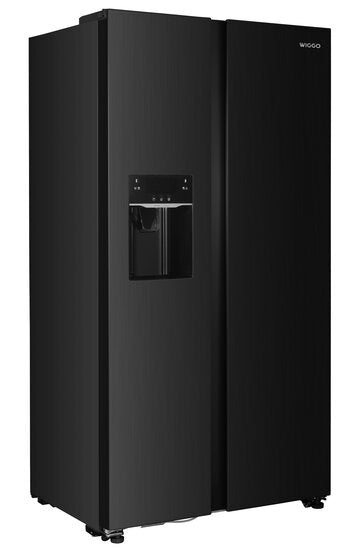 Wiggo WR-SBS18IME(DX) - Amerikaanse Koelkast - No Frost - 2 deuren - Water Dispenser - Display - Super Freeze - 513 Liter - Zwart