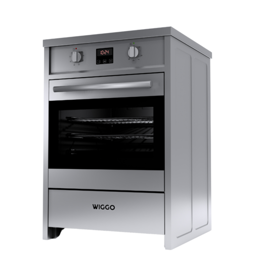 Wiggo WIO-E621A(XX) - Freestanding - Induction - Oven - 60cm - Inox