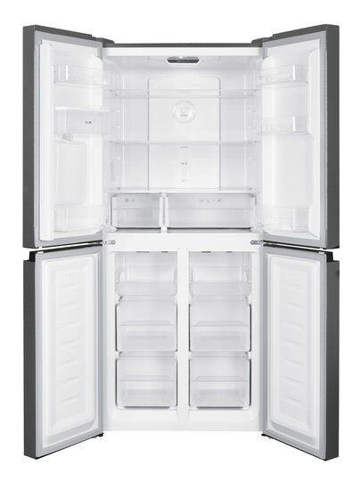 Wiggo WR-MD18(X) - Amerikaanse Koelkast - No Frost - Water Dispenser- Met Display - Super Freeze - 419 Liter - Rvs