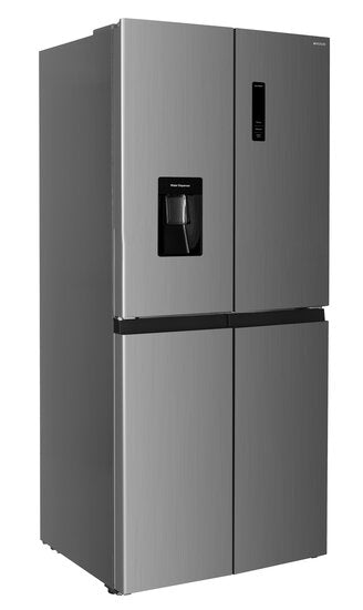 Wiggo WR-MD18(X) - Amerikaanse Koelkast - No Frost - Water Dispenser- Met Display - Super Freeze - 419 Liter - Rvs