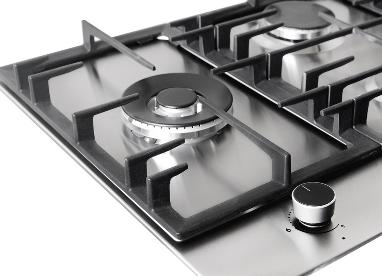 Wiggo WH-G935RR(X) - Inbouw gaskookplaat met Wok - 90cm - Inox