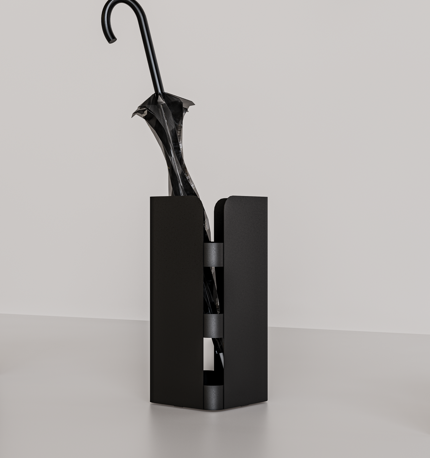 Gorillz Curvy - Paraplubak Parapluhouder - Zwart