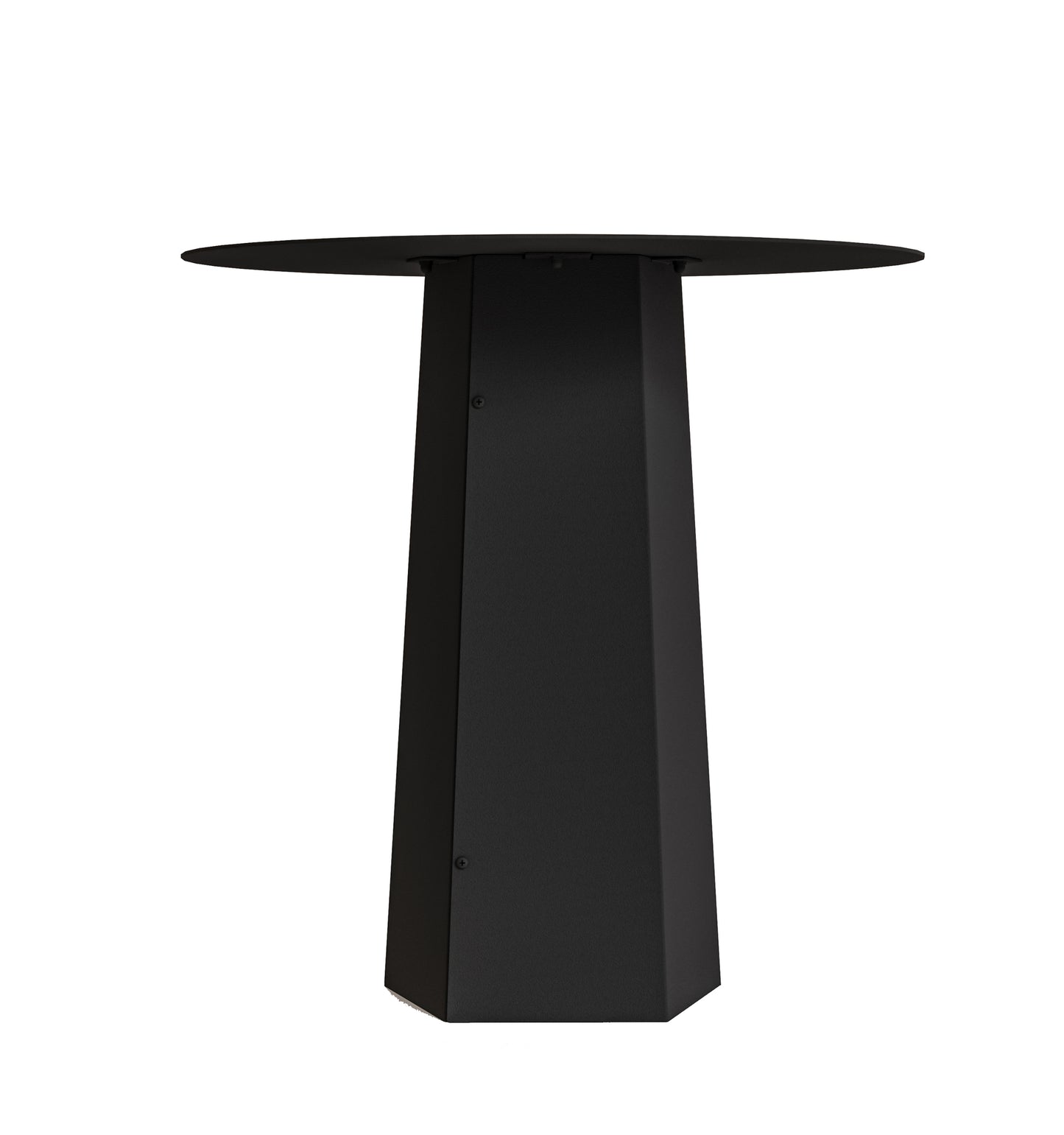 Gorillz Charm Bijzettafel - 50 x 50 cm - koffietafel - Metaal - Rond - Zwart