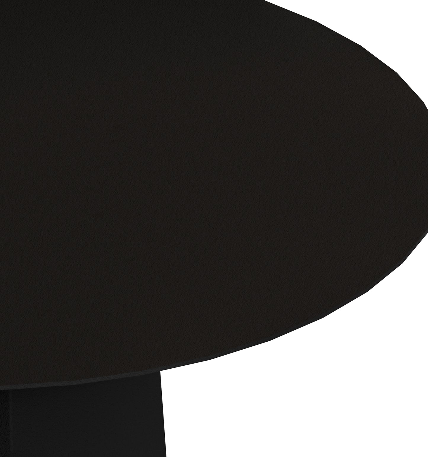 Gorillz Charm Bijzettafel - 50 x 50 cm - koffietafel - Metaal - Rond - Zwart