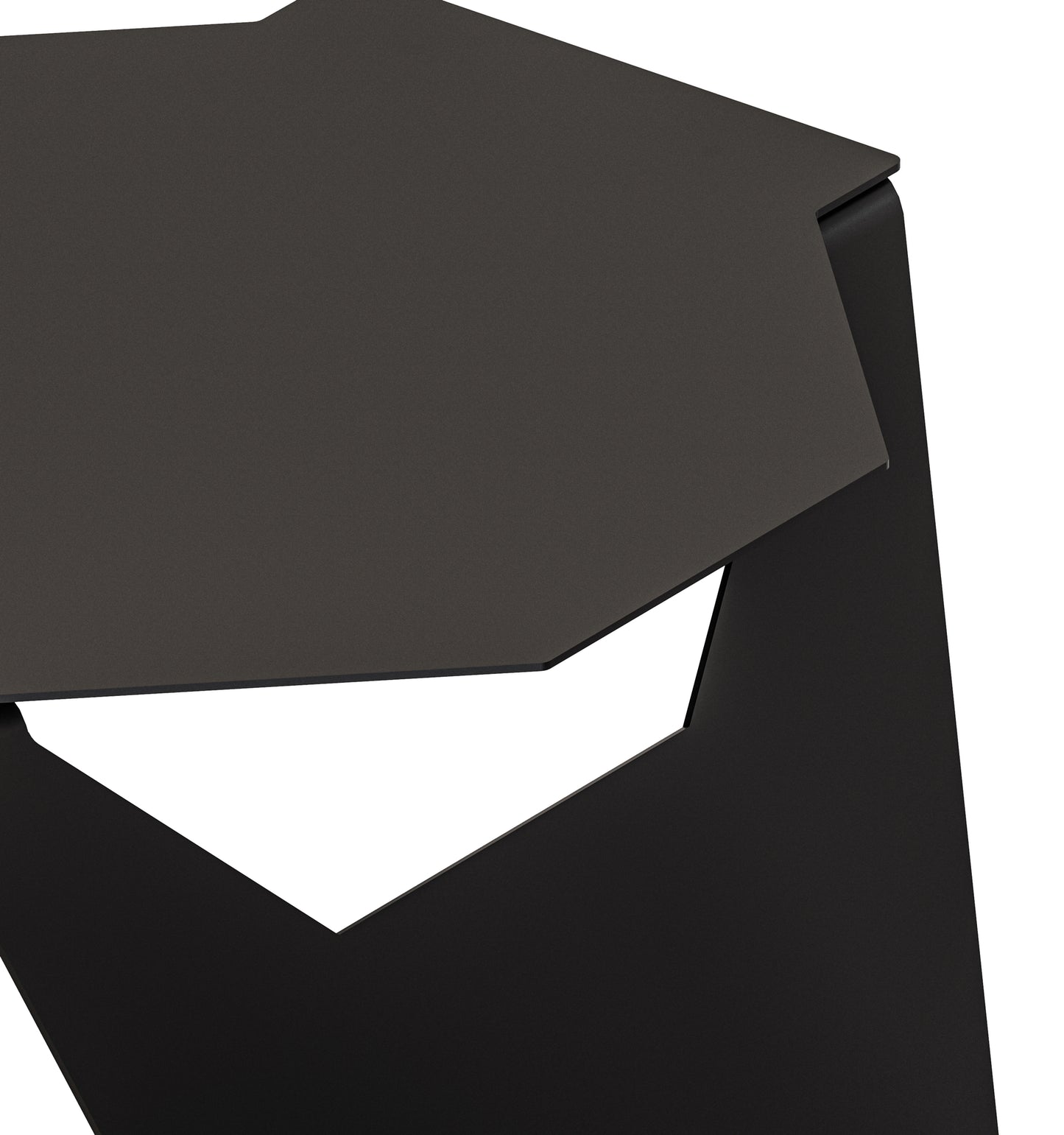 Gorillz Hive Bijzettafel - Moderne Salontafel - koffietafel - Metaal - Design- Zwart