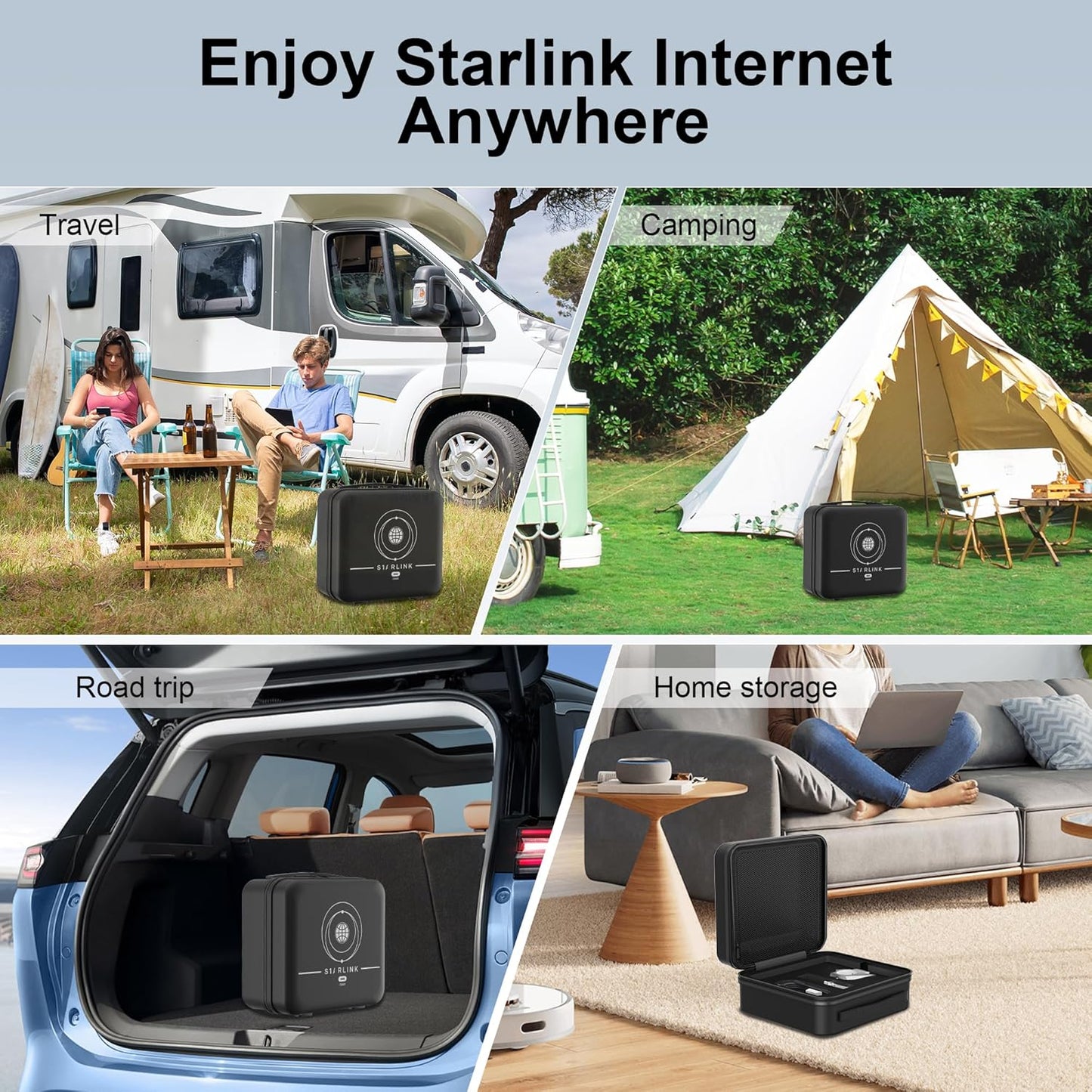 Starlink Mini Reiskoffer – Waterdicht, Stofdicht en Op Maat Gemaakt