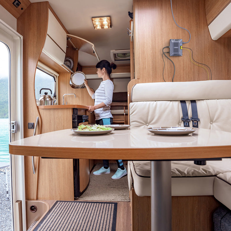 Starlink Gen 3 - 5 in 1 PoE Injector 12-30V omvormer 200W – Voor Campers, Caravans en Boten