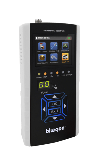 Blueqon BSF-700 Satmeter HD Spectrum - Satellietmeter | Satfinder