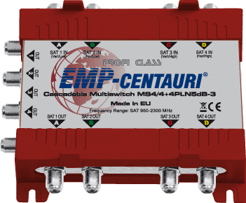 EMP-Centauri MS4/4+4PLN5dB-3 cascade multiswitch