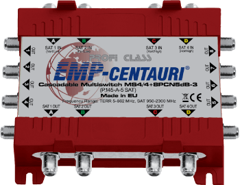 EMP-Centauri MS4/4+8PCN5dB-3 cascade multiswitch