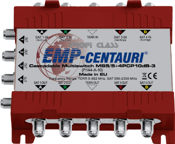 EMP-Centauri MS5/5+4PCP10dB-3 cascade multiswitch