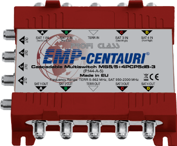 EMP-Centauri MS5/5+4PCP5dB-3 cascade multiswitch