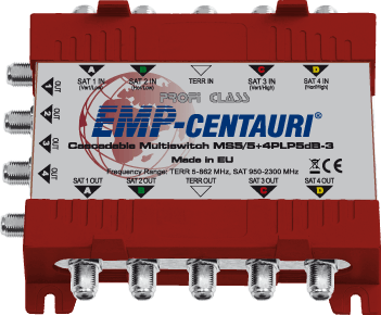 EMP-Centauri MS5/5+4PLP5dB-3 cascade multiswitch