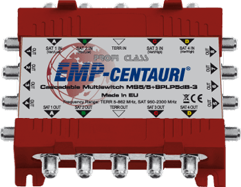 EMP-Centauri MS5/5+8PLP5dB-3 cascade multiswitch