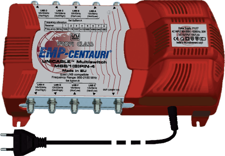 EMP-Centauri MS8/1(8)PIN-4 Unicable multiswitch