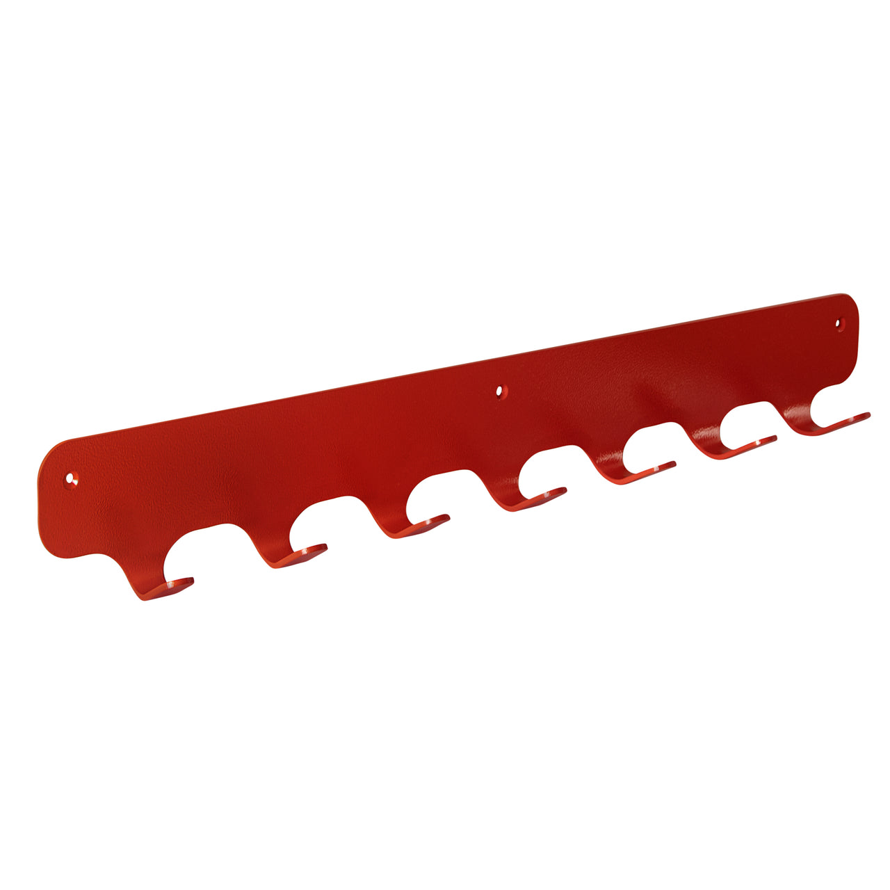 Wandkapstok Rood 7 Haken Rounded seven