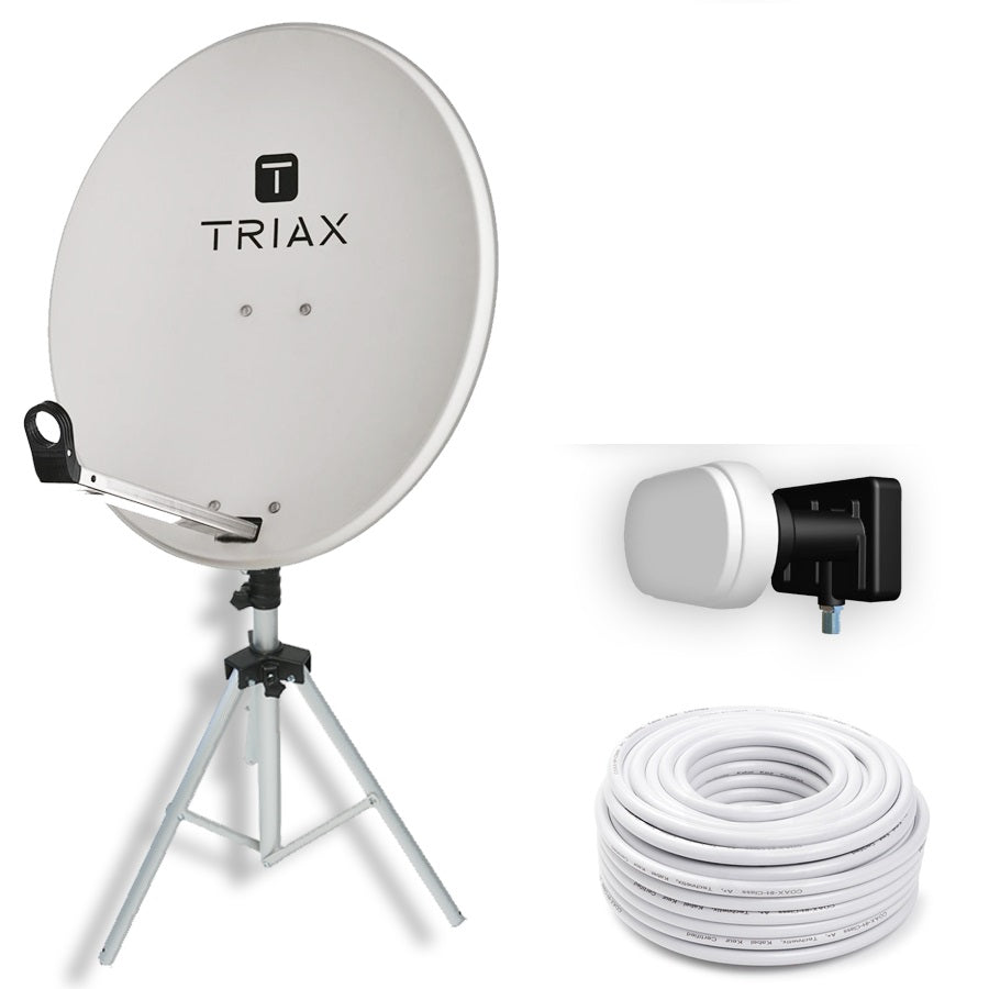 Triax Schotel 65 CM Camping Lichtgrijs