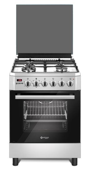 Wiggo WO-E639R(XX) Serie 9 - Gasfornuis - Wok - Rvs