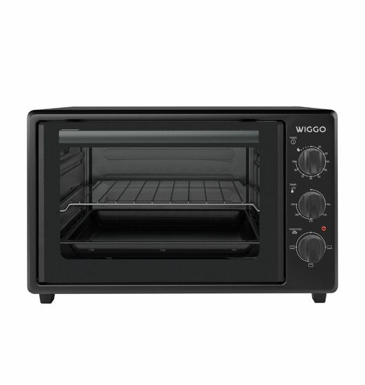 Wiggo WMO-E353(B) - Vrijstaande Oven - 35 liter - Zwart