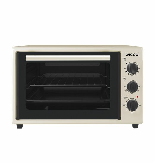 Wiggo WMO-E353(C) - Vrijstaande oven - 35 liter - Creme