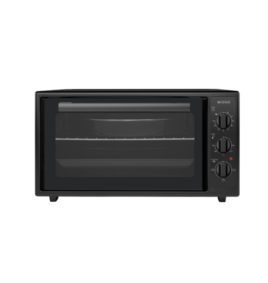 Wiggo WMO-E456(B) - Vrijstaande Oven - 45 liter - Zwart