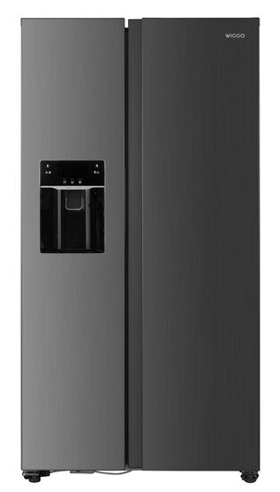 Wiggo WR-SBS18IME(X) - Amerikaanse Koelkast - No Frost - Water Dispenser - Met Display - Super Freeze - 513 Liter - Rvs